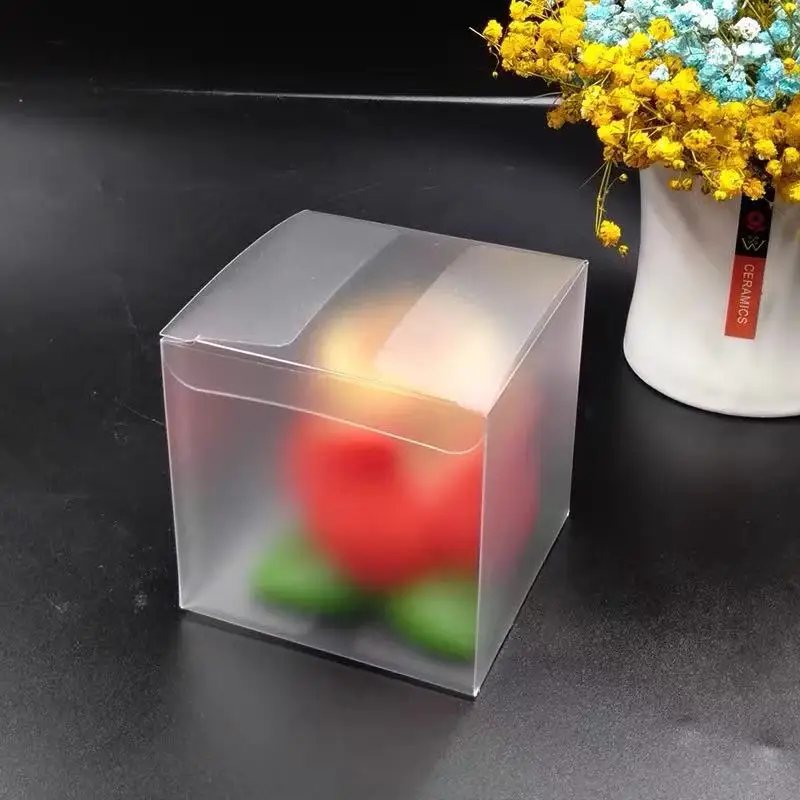 Hot Selling Custom Blank Frosted Packaging Box Transparent PVC Plastic Box