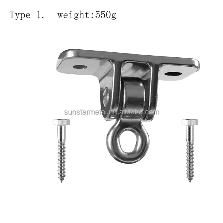 Heavy Duty 360 degree Swivel Swing Hanger Stainless Steel Swing Hook
