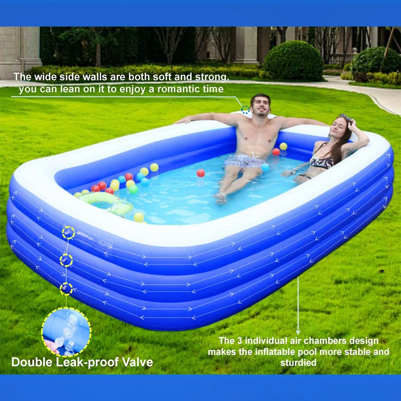 China Piscinas Inflables Paddling Pools Inflatable Swimming Outdoor