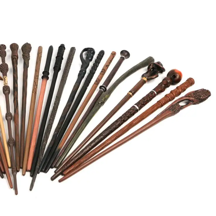Harry Wands Colsplay Metal/Iron Core Dumbledore Magical Wand Varinhas Kid Magic Wand With Box with Gift Harry Prop