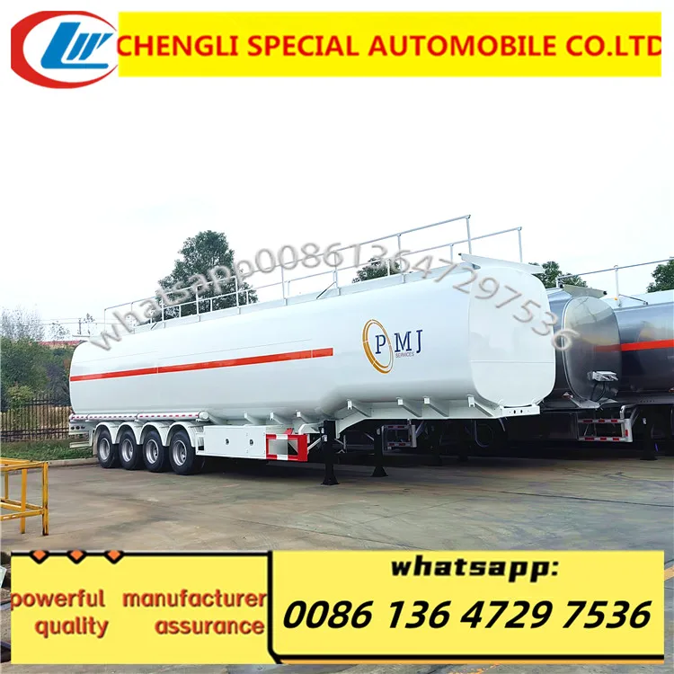 NER USED 3 axle 40000 litres fuel tank trailer 10000 gallons vegetable oil tanker Truck trailer