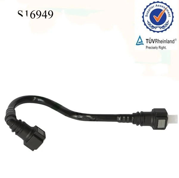 Formed fuel hose tube assembly