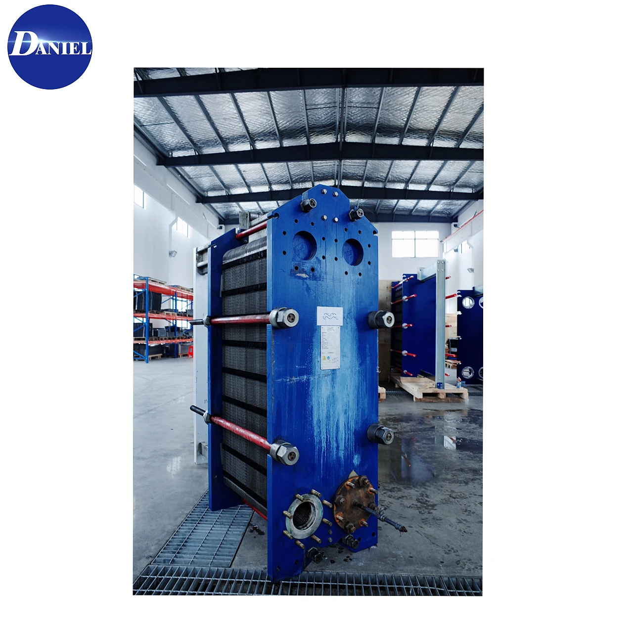 316L stainless steel 600m3/h Plated type Heat Exchangers