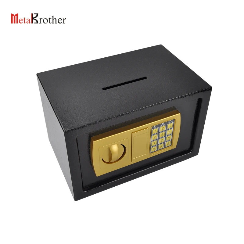 Factory sales Security metal fireproof digital code lock Cash safe Electronic Money Safe Steel Mini safe Hotel Family Room