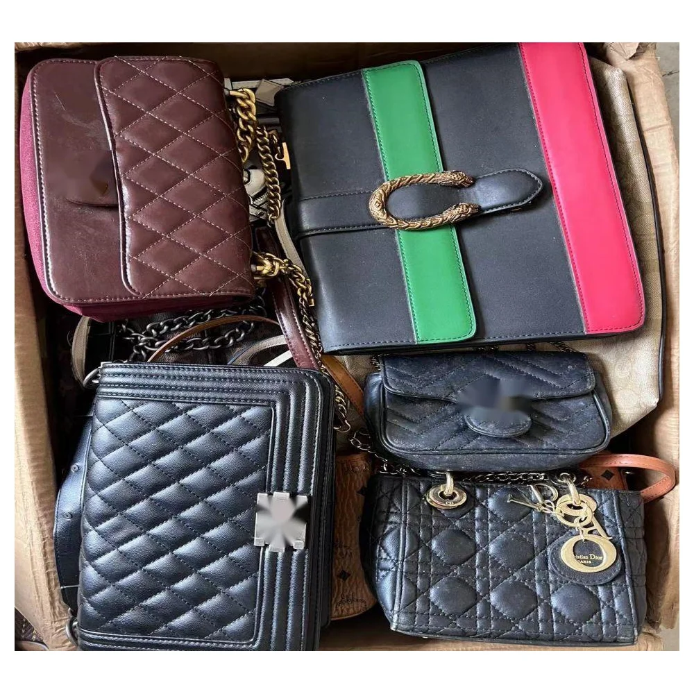 high quality women bags top leather used lady bags  bales wholesale second hand bags brand (1600567479804)