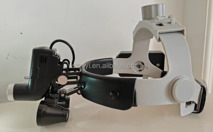 5W Headband Dental Headlight with 3.5 X  Binocular Loupes Dentist Loupe Magnifier with Head Light