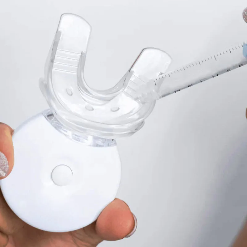 CE Approved OEM Teeth Whitening Kit 5 LED Light Tooth Whitener With Peroxide Teeth Whitening Gel