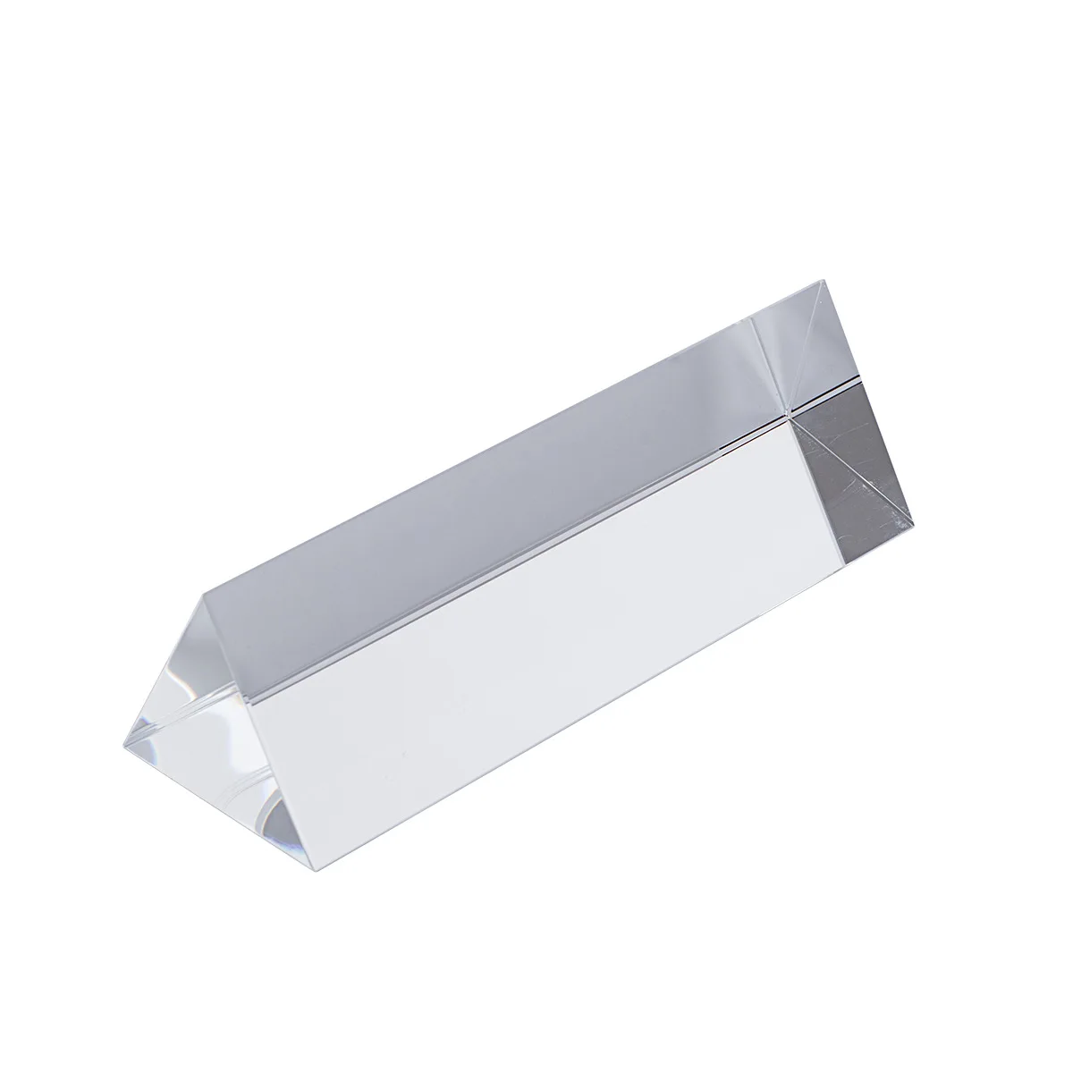 Оптовая продажа равносторонняя треугольная призма для фотографии прозрачная оптическая