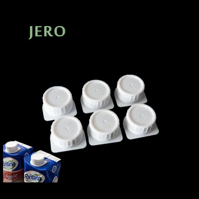 Factory milk beverage helicap automatic aseptic brick carton helicap 27 for aseptic brick carton filling packing machine