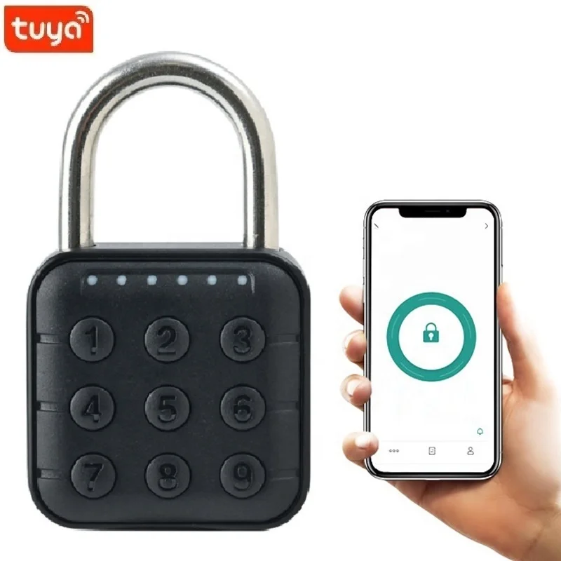 Ble App Smart IP65 Waterproof Smart Password Cabinet Locker Lock for Luggage Storage Cabinet Drawer Tuya Digital Lock Padlock