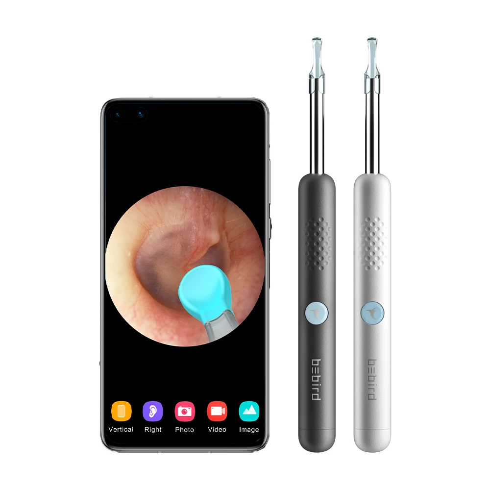 Bebird 6 Adjustable LED Lights for Android and Windows & smart visual ear pick wifi endoscope earpick