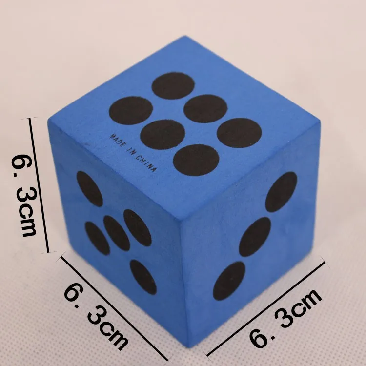 Custom Soft Foam Blocks EVA Blocks Pit Cubes Foam Colorful Soft Eva Foam Game Number Dice