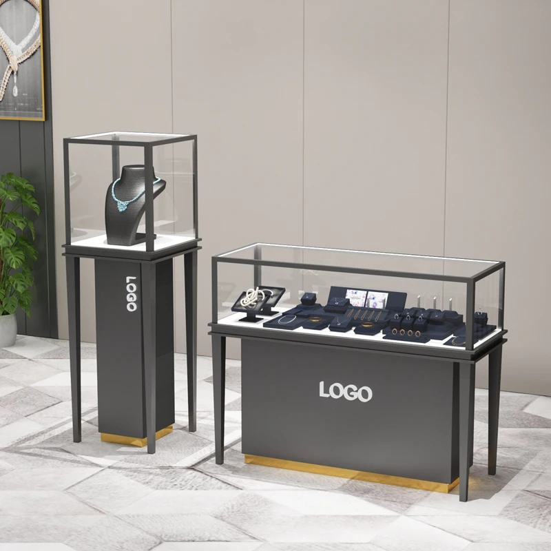 Luxury Jewelry Display Showcase Jewelry Stand Display Storage Holder Living Room Cabinets Living Room Furniture Display Racks