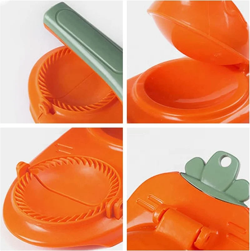 Dumpling Maker Press 2in1 Empanada Skin Molds for Dumplings Empanadas, Ravioli Rolling Wrapper Mold Wonton Maker