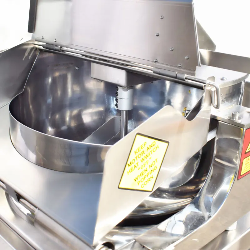 Twin Kettles 36oz Stainless Steel Cinema Pop Corn Machine SUS304 Popper for Movie Theatre