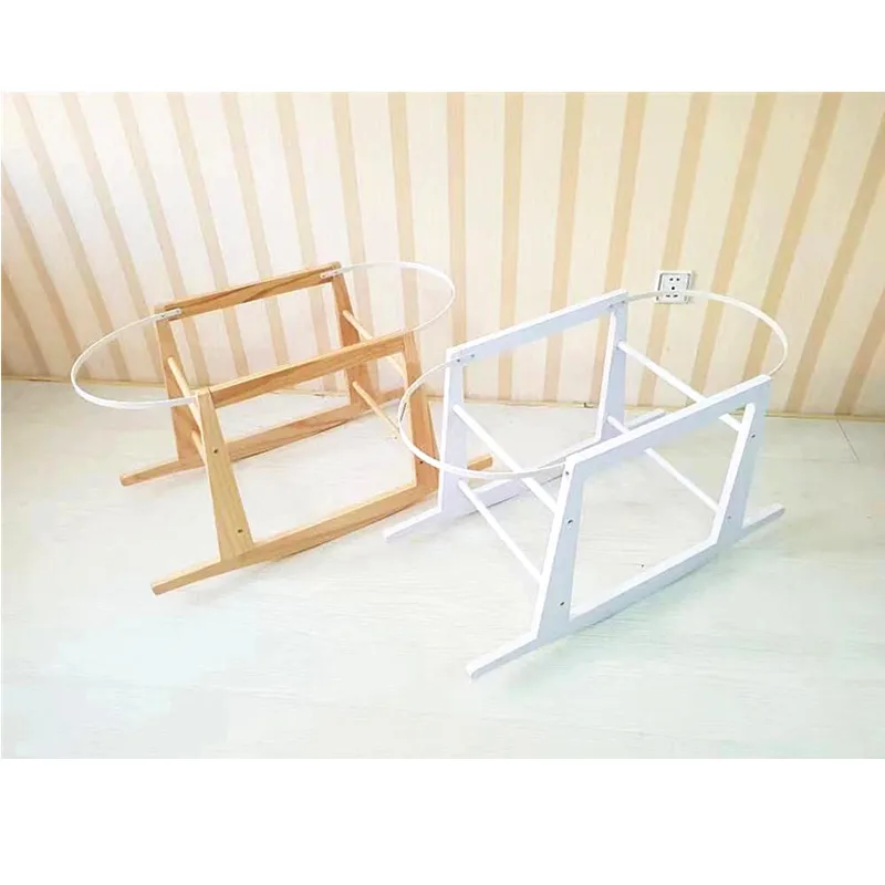 
International Concepts Furniture New Wooden Cradle Designs Moses Basket Stand 