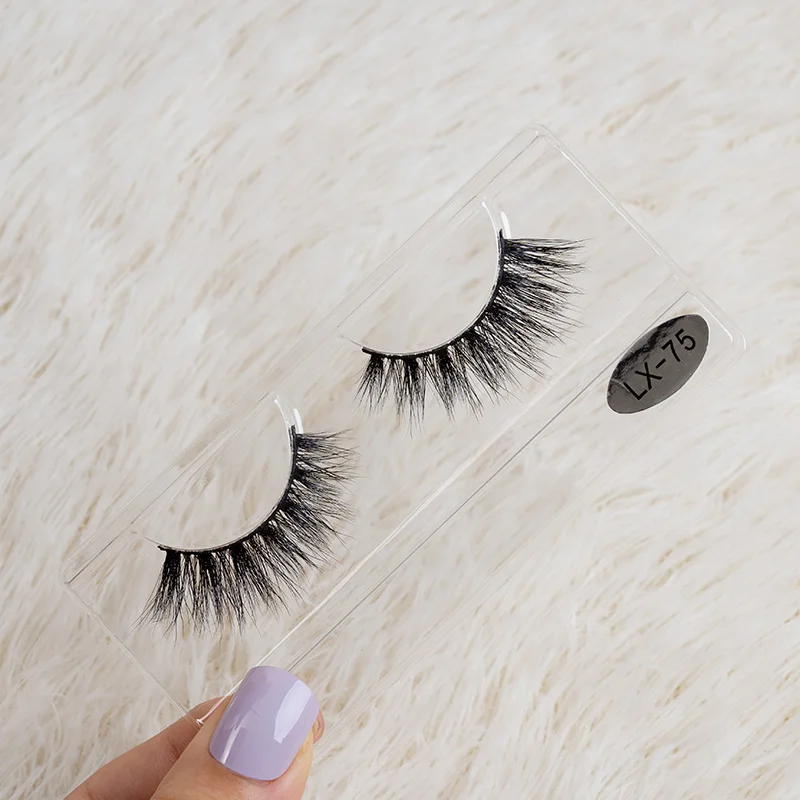 High quality 100% real 3D mink eyelashes lashes3d wholesale vendor bulk Silk Faux mink create your own brand