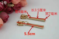 Deepeel AP2321 5 # DIY Швейные сумки для одежды, аксессуары для чемоданов, металлический съемник на молнии, металлические слайдеры на молнии