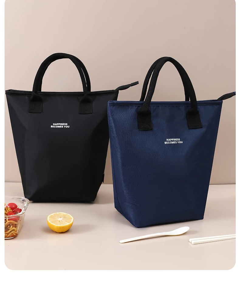New fashionable Oxford cloth lunch box insulation waterproof  bag portable insulation bag large capacity lunch bag
