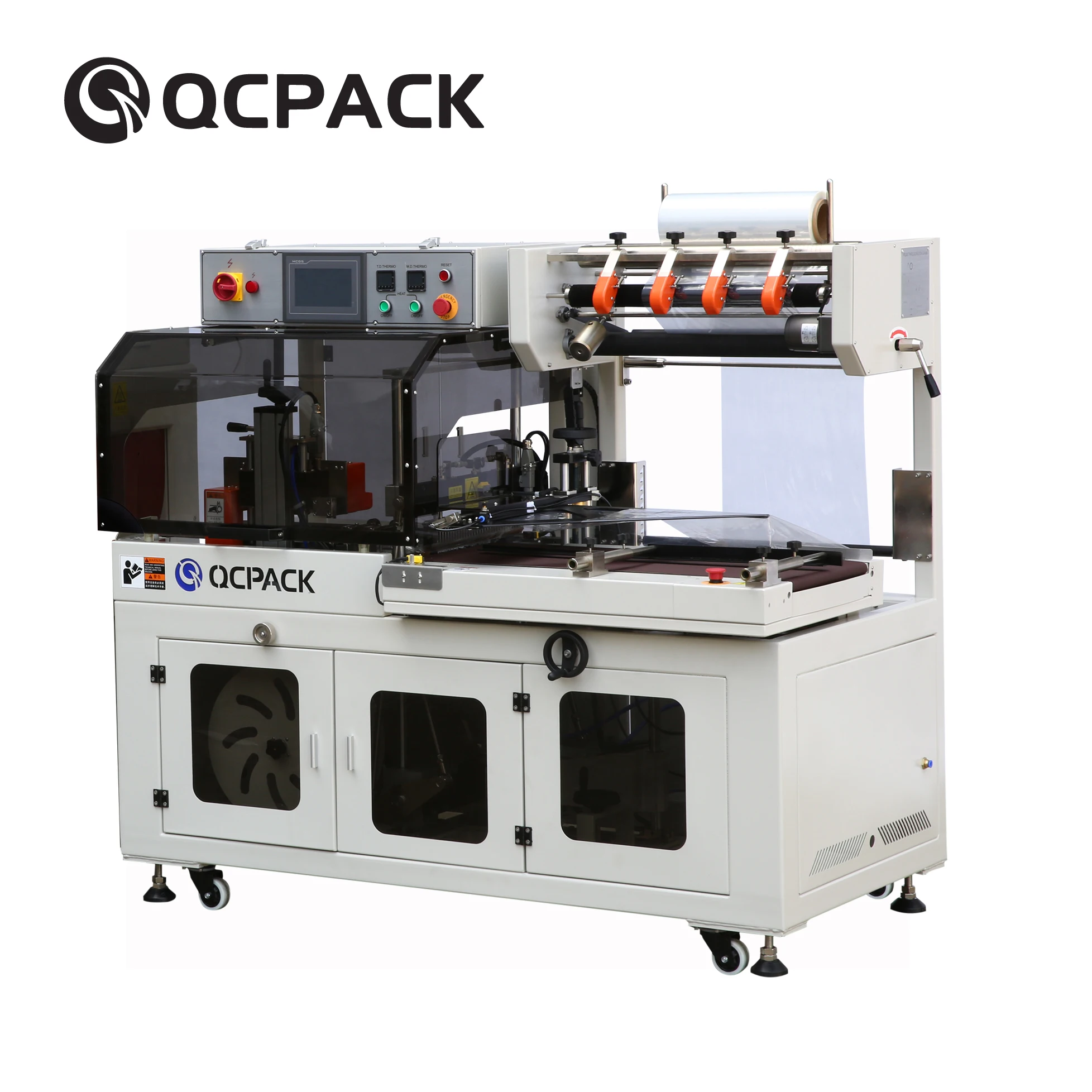 
Pof Film Sealing Mobile Phone Box Shrink Wrapping Machine 