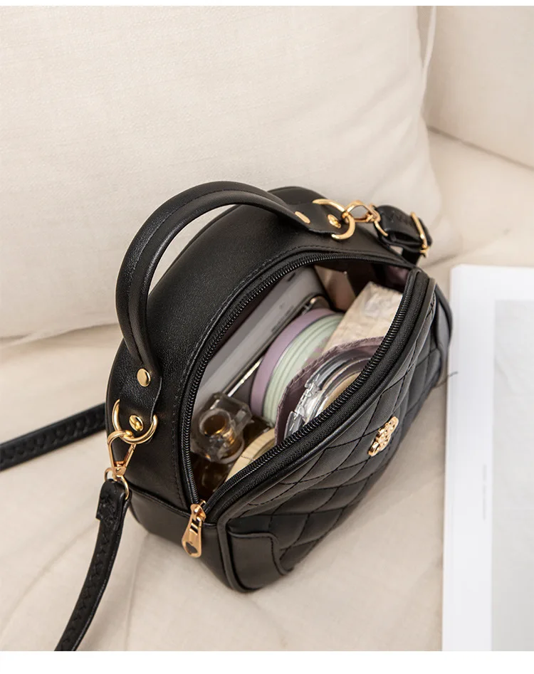 ZHUIYU 2023 High Quality PU leather ladies hand bags with zipper women wholesale sweet soft handle crossbody bag mini gift bags