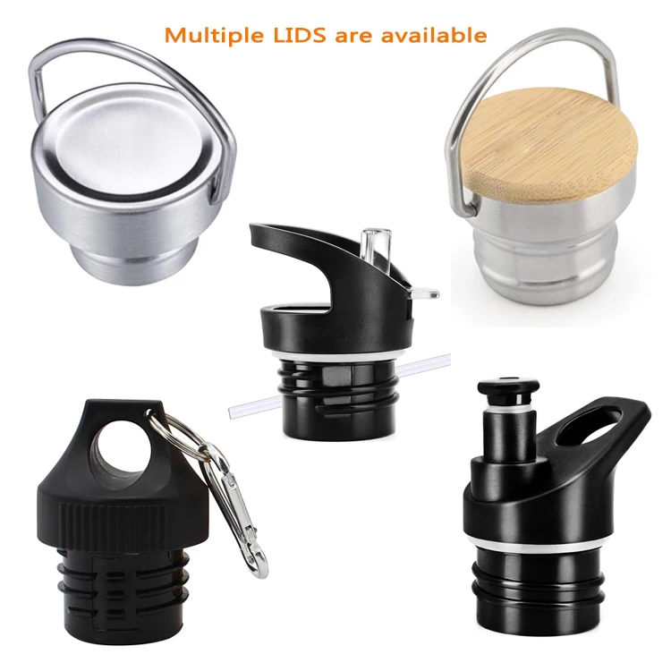 Custom Logo Vacuum Insulated Sport Metal Stainless Steel Water Bottle