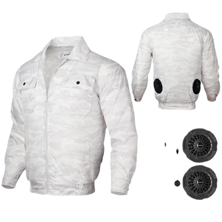 Japanese Style Cooling Vest Air Conditioned Jacket Summer Woven Print Pattern Mandarin Collar Summer Long Jackets for Men