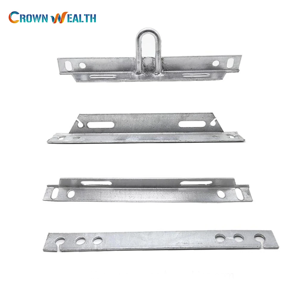 electrical Dip Galvanized Steel angle Pole Bracket Cross Arm for Pole Line support