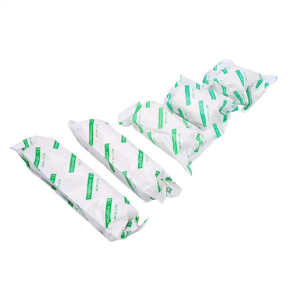 Smooth Finish Plaster of Paris Bandage for Precise Molding and Reliable Immobilization in Bone Fractures