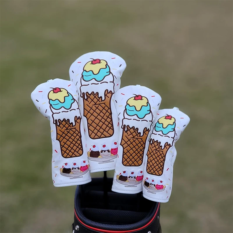 Teddy Bear Style Golf Head Covers Set for Golf Enthusiasts