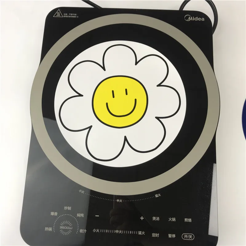 22cm anti-slip anti-scratch induction heater protector induction cooktop mat Heat Insulated Pad silicone induction cooker mat
