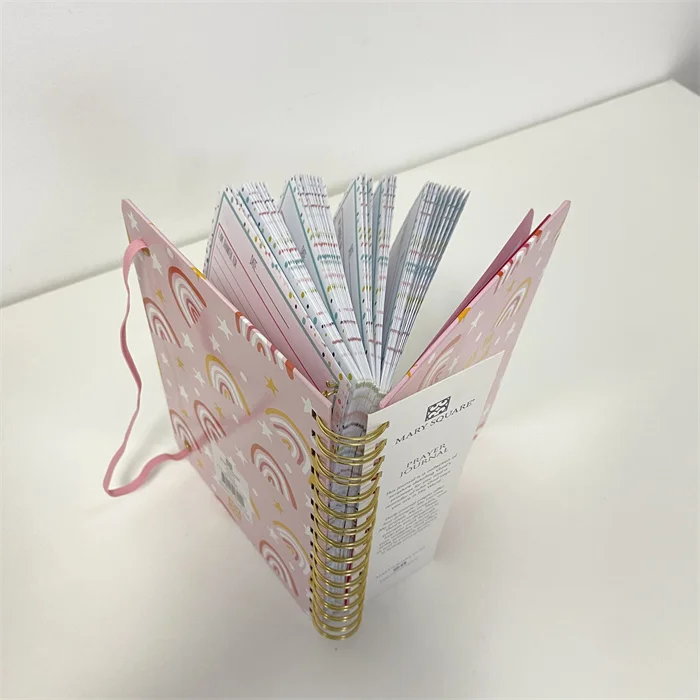 High Quality colour book cover customize books agendas diary notebook planner monthly budget planner