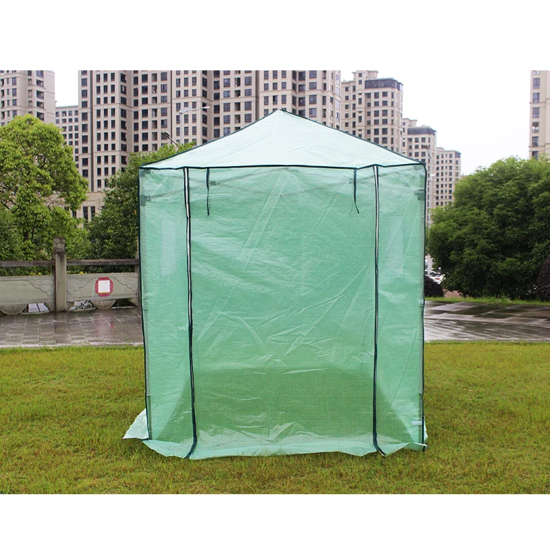 New hot folding greenhouse outdoor waterproof protective plant walk in greenhouse
