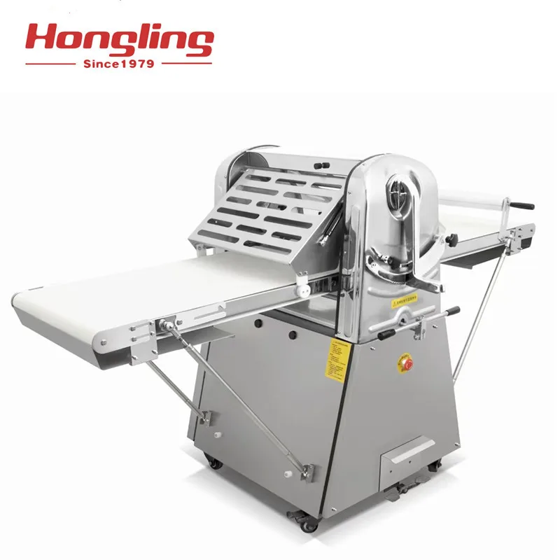 DS-520B stainless steel cheap price bakery croissant dough press electric dough sheeter for sale
