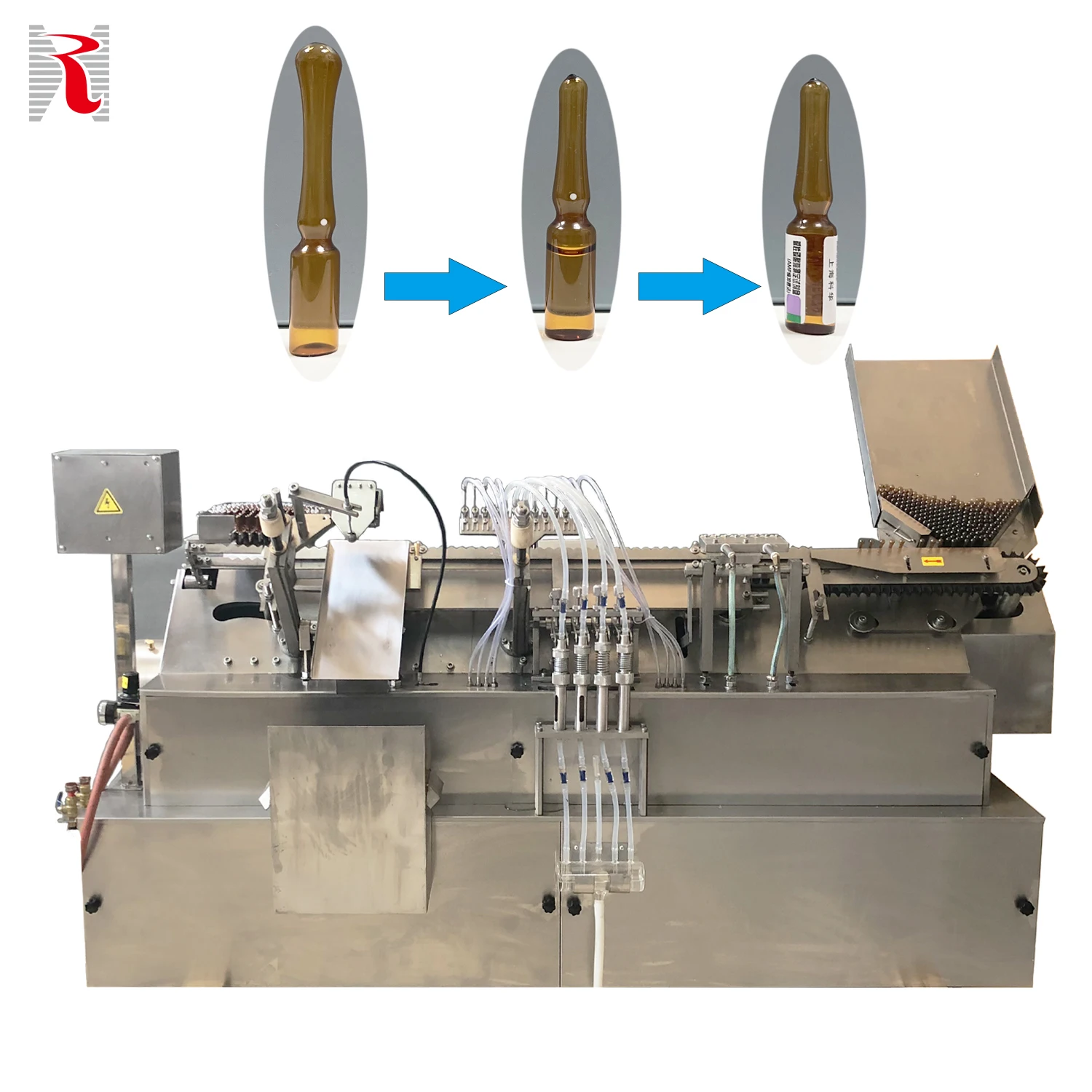 High Performance Automatic Pharmaceutic Ampoule Filling And Sealing Machine
