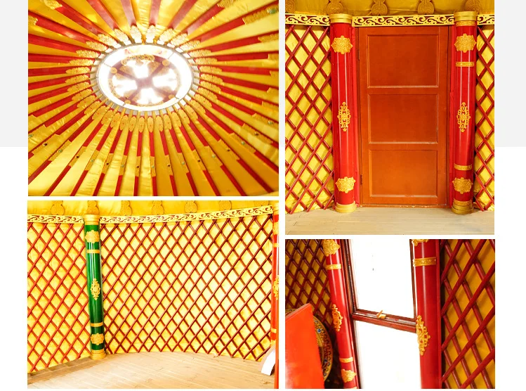 Ger Yurt Accommodation Nomadic Party Catering Wedding Using Mongolian Yurt