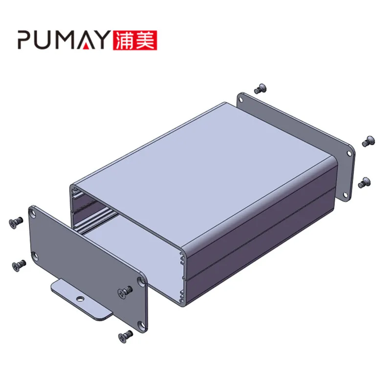 
electronical pcb enclosure 88*38-100 mm extruded aluminum project box enclosures electronics 