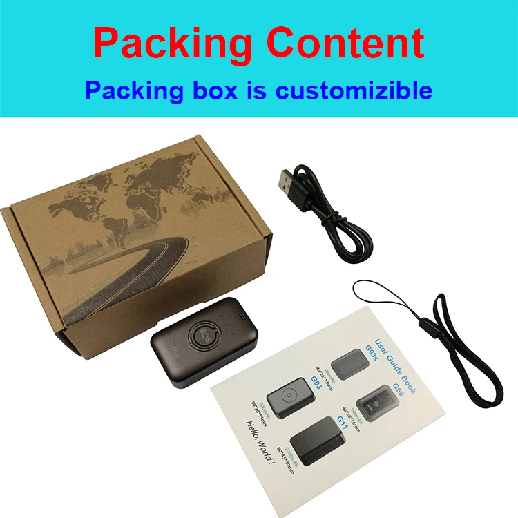 Factory Wholesale Low Price G06 Mini GPS Tracker for Pet Dog Cat Collar Tracking