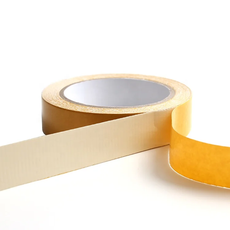 Export high quality free samples strong adhesive double sided cloth carpet edge seaming mounting binding repairing tape 2inch