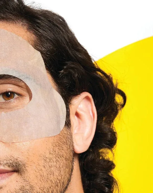 skin whitening black face mask whitening 2-in-1 men active charcoal face mask & scrub full face mask men