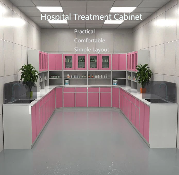 Steel And Wood Structure Hospital Bench Esd Hospital Bench Instrument Healthcare Hospital Treatment Cabinet Work Bench/