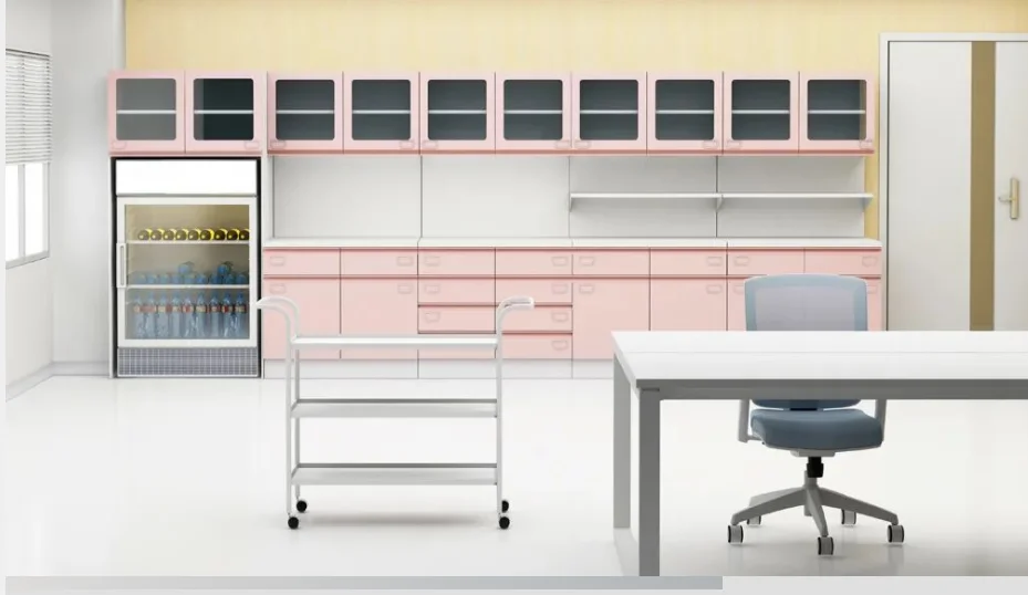 New Design Customized Laboratory Furniture metal Cabinet Desk