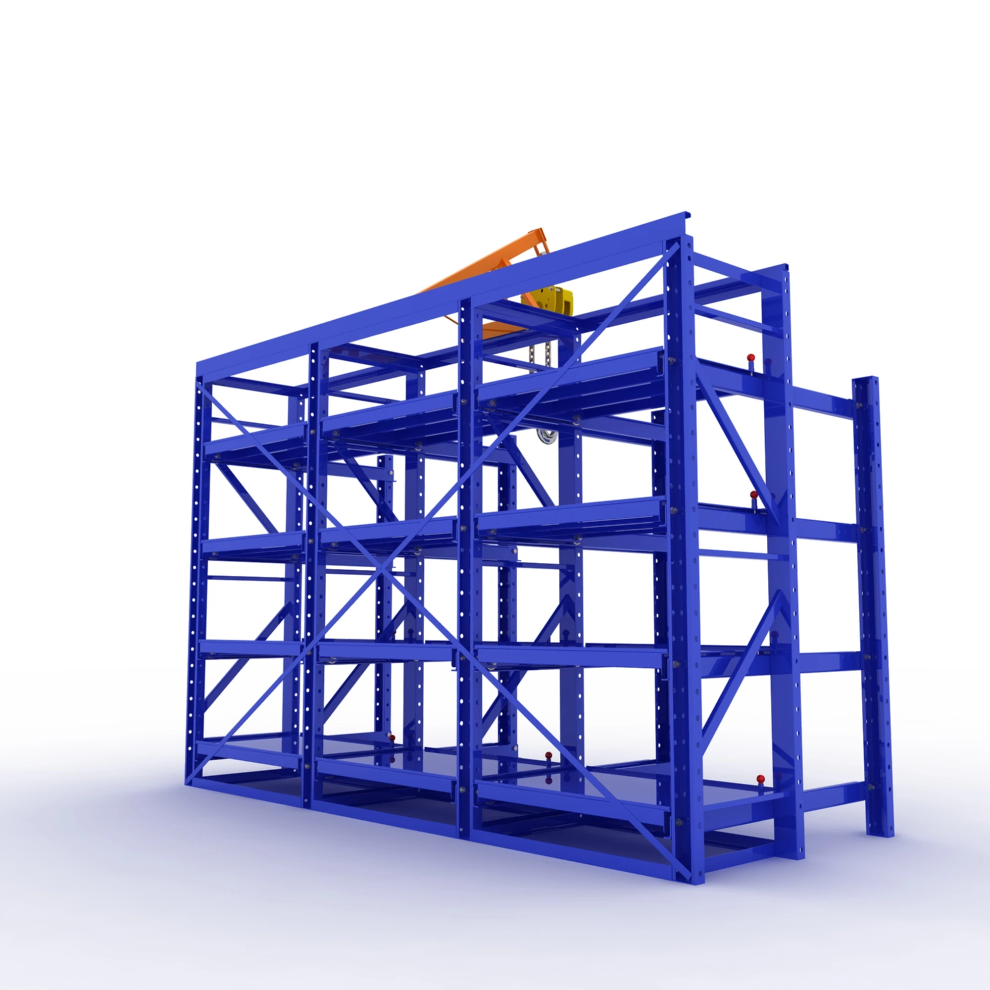 Лидер продаж, сверхпрочные раскатные стеллажи, Заводские стеллажи для хранения стальных форм, тяжелые оборудование