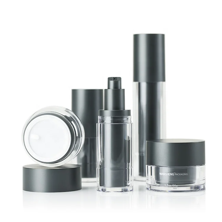 
25years manufacturer refillable plastic cosmetics cream jar with recycle material ZKF;ZKF6;WKF;WKF6 