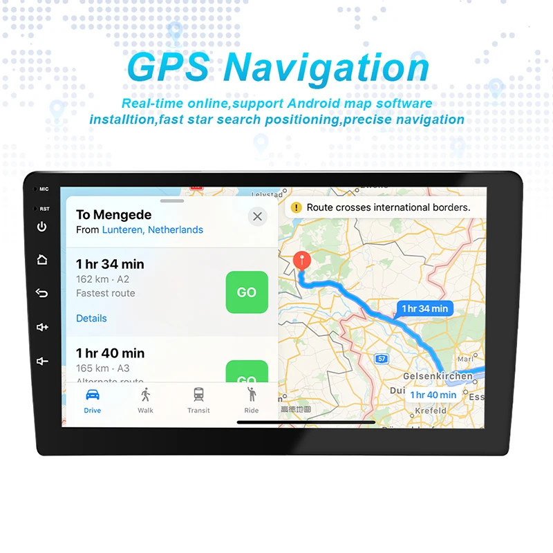 semi-hosted 9 inch 1g 32g magnitofon gps android audio system for car