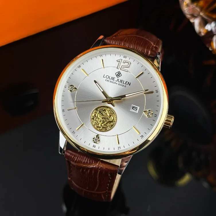 Louizulen criticized shaking sound fast hand live burst watch mechanical watch calendar luminous manufacturers direct sales
