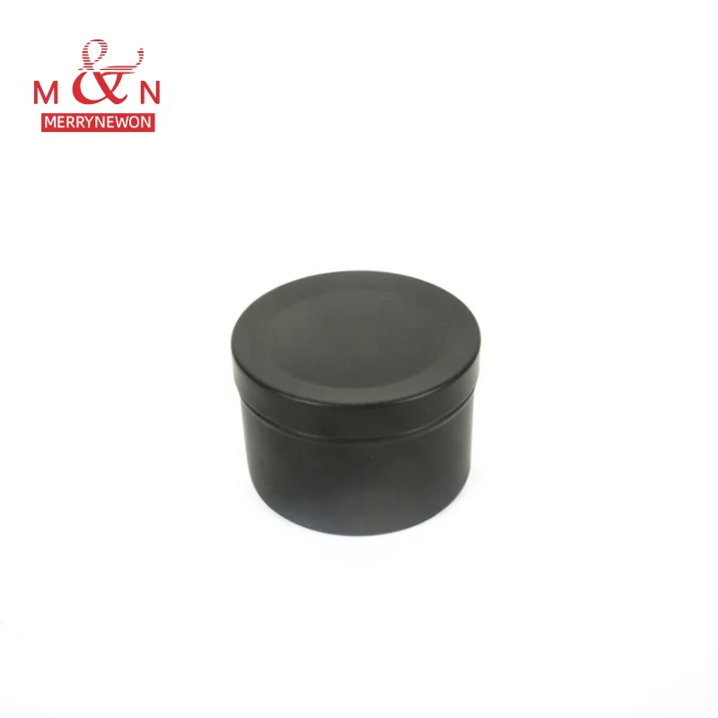 50ml 50g 5035mm Black Aluminium Jar Coffee Candle Tea tin Cans For Color Customize Logo black aluminium jar