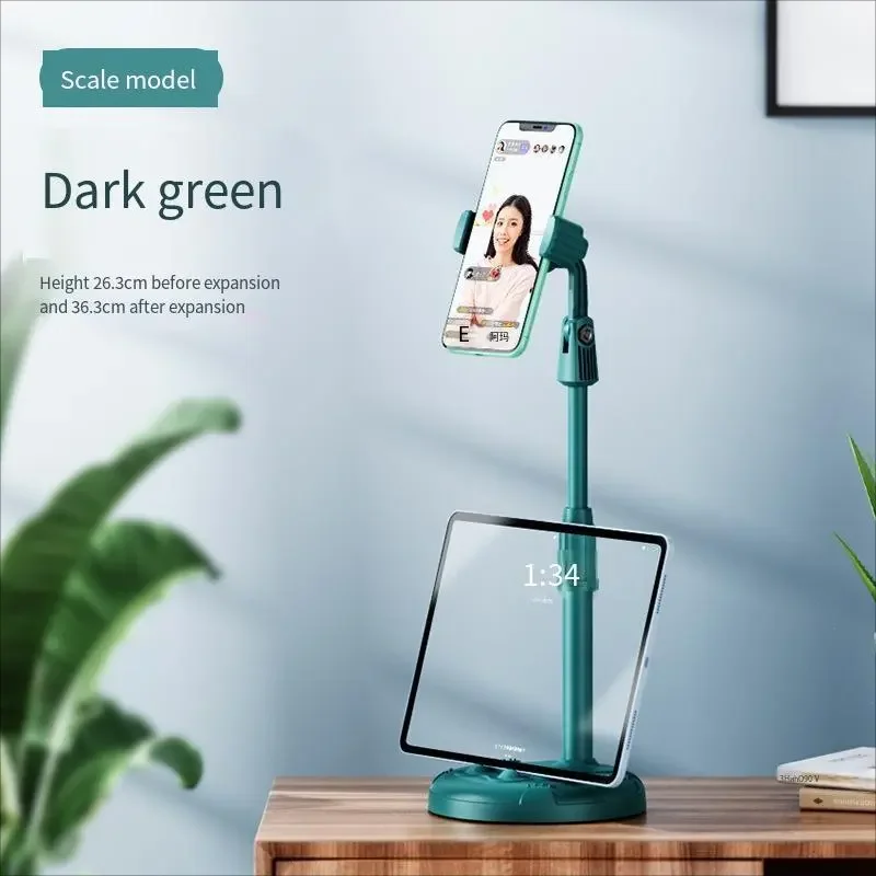 Android universal height adjustable tablet floor stand Live streaming stand Tabletop flat stand