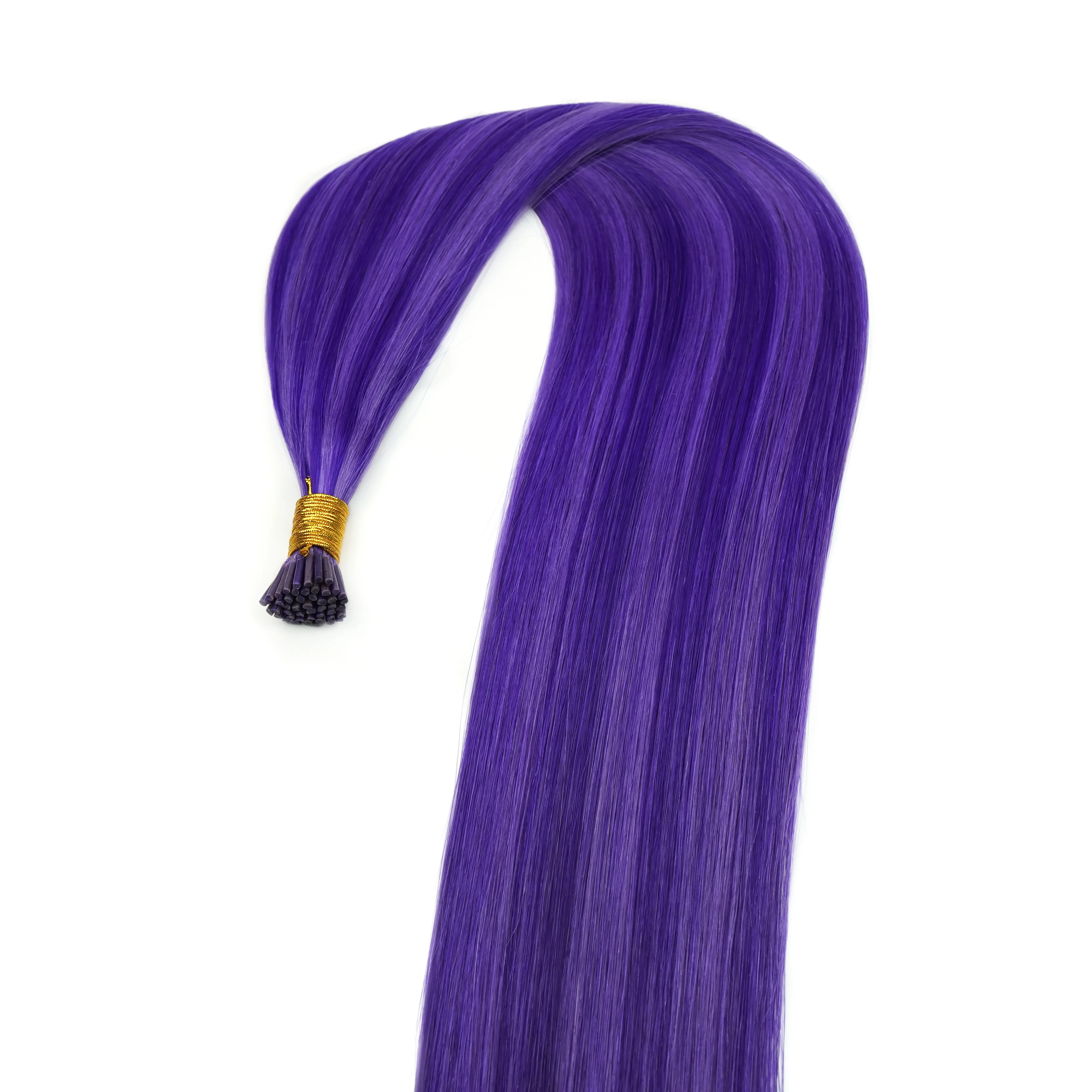 Factory raw I tip  natural human hair 100% extensions 1 gram wholesale russian hair