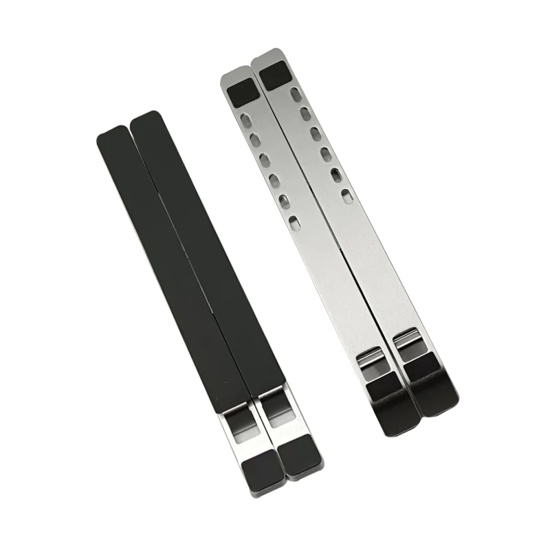 Ergonomic Foldable Portable Cooler Six Height Adjustable Laptop Stand Black Silicon Foldable Laptop Stand Holding Laptop Lot Art